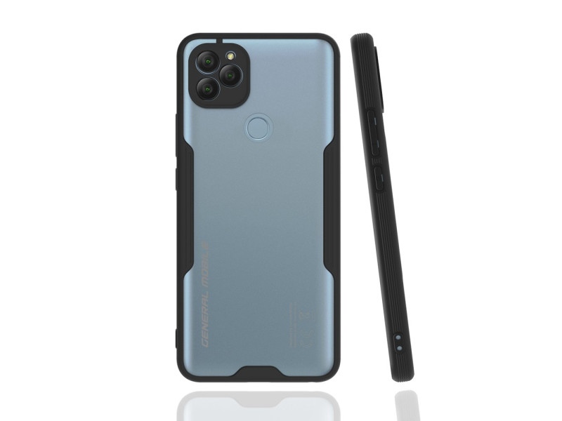 Newface General Mobile GM 22 Kılıf Platin Silikon - Siyah