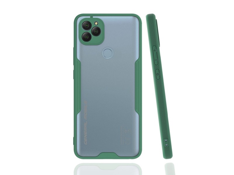 Newface General Mobile GM 22 Kılıf Platin Silikon - Yeşil