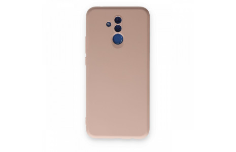 Newface Huawei Mate 20 Lite Kılıf Nano içi Kadife Silikon - Pudra