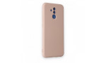 Newface Huawei Mate 20 Lite Kılıf Nano içi Kadife Silikon - Pudra