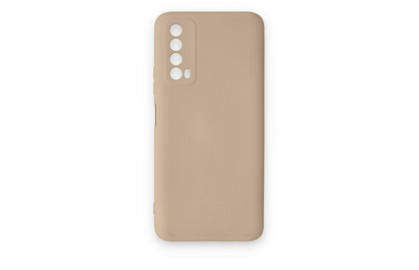 Newface Huawei P Smart 2021 Kılıf Nano içi Kadife Silikon - Pudra