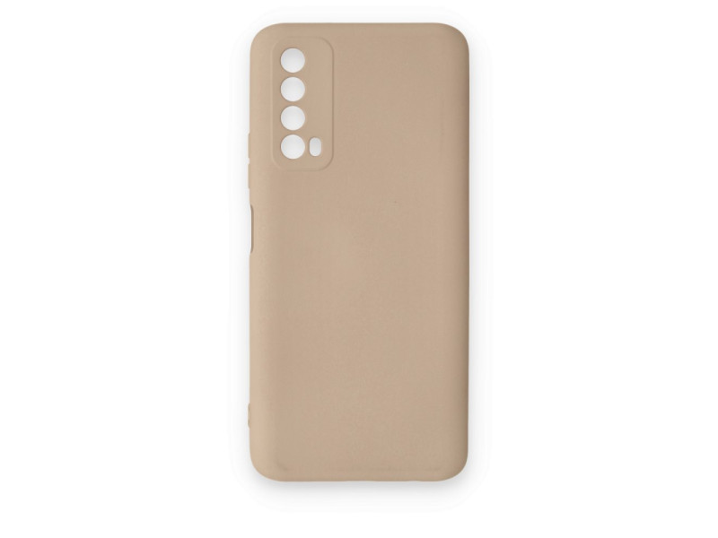 Newface Huawei P Smart 2021 Kılıf Nano içi Kadife Silikon - Pudra