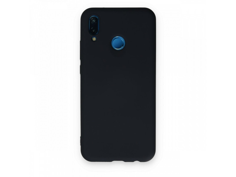 Newface Huawei P20 Lite Kılıf Nano içi Kadife Silikon - Lacivert
