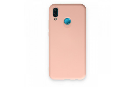 Newface Huawei P20 Lite Kılıf Nano içi Kadife Silikon - Pudra