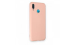Newface Huawei P20 Lite Kılıf Nano içi Kadife Silikon - Pudra