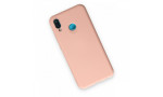 Newface Huawei P20 Lite Kılıf Nano içi Kadife Silikon - Pudra