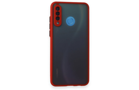 Newface Huawei P30 Lite Kılıf Montreal Silikon Kapak - Kırmızı