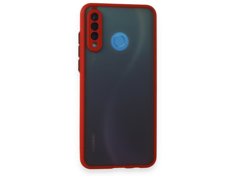 Newface Huawei P30 Lite Kılıf Montreal Silikon Kapak - Kırmızı