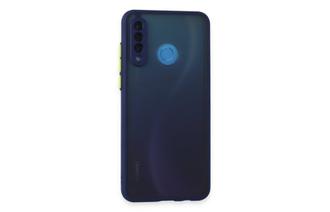 Newface Huawei P30 Lite Kılıf Montreal Silikon Kapak - Lacivert