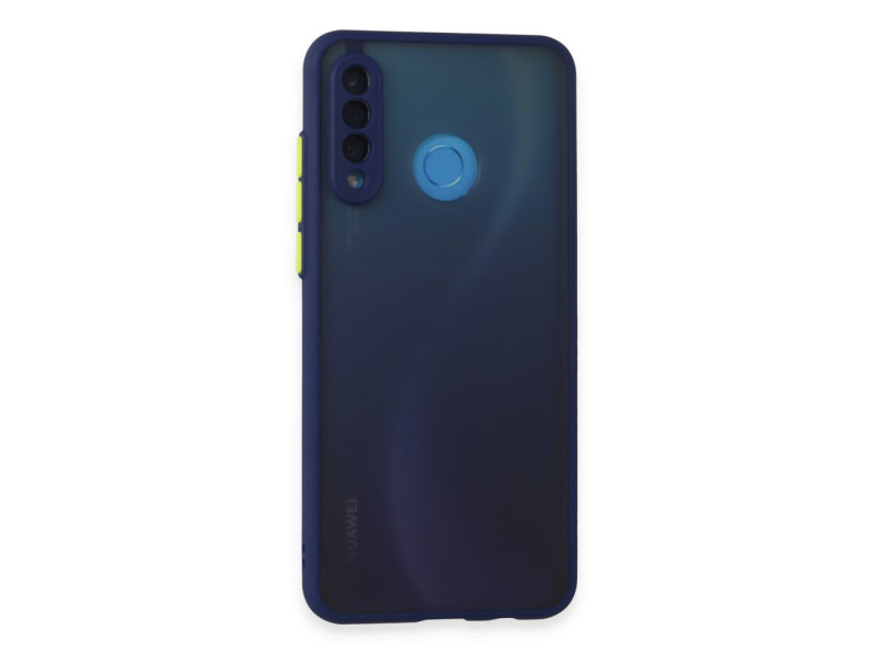 Newface Huawei P30 Lite Kılıf Montreal Silikon Kapak - Lacivert