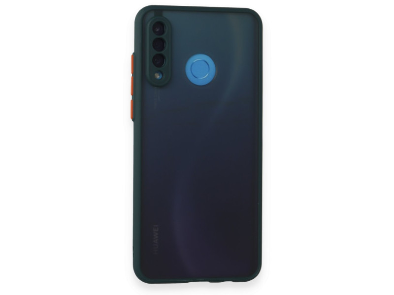 Newface Huawei P30 Lite Kılıf Montreal Silikon Kapak - Yeşil