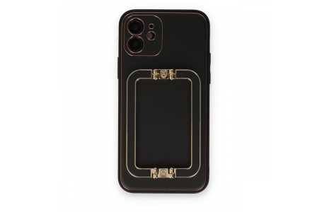 Newface iPhone 11 Kılıf Coco Elit Kapak - Siyah