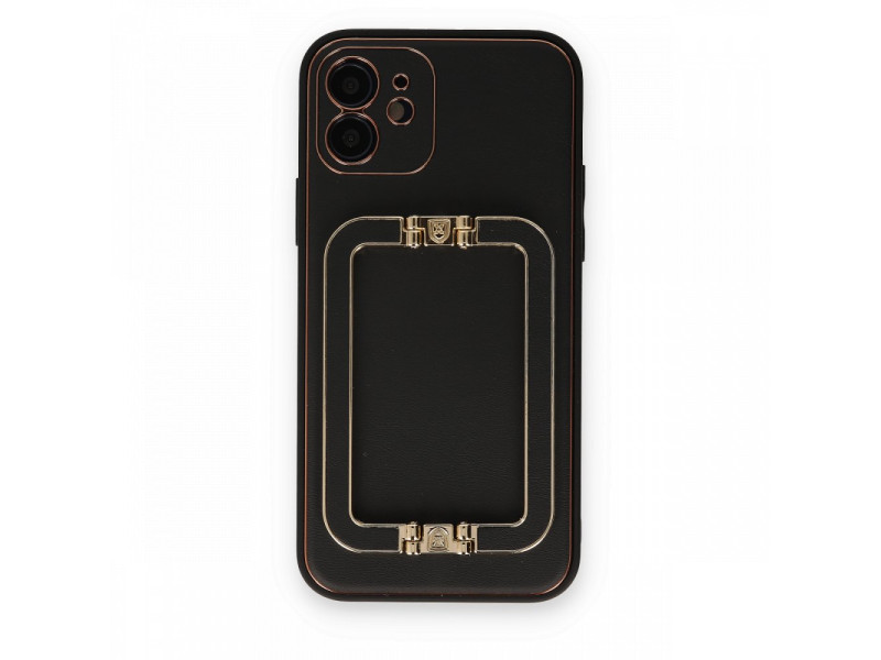 Newface iPhone 11 Kılıf Coco Elit Kapak - Siyah