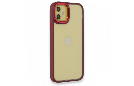 Newface iPhone 11 Kılıf Dora Kapak - Kırmızı