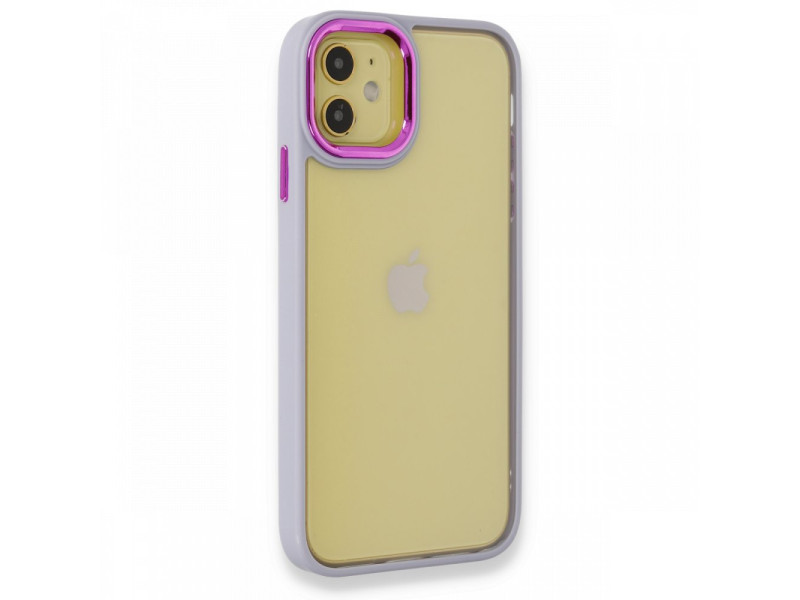 Newface iPhone 11 Kılıf Dora Kapak - Lila