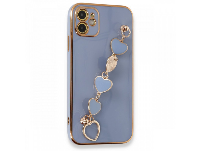 Newface iPhone 11 Kılıf Esila Silikon - Gri