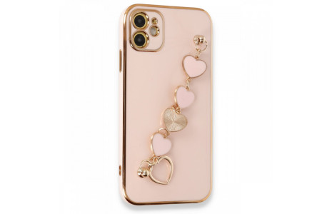Newface iPhone 11 Kılıf Esila Silikon - Pudra