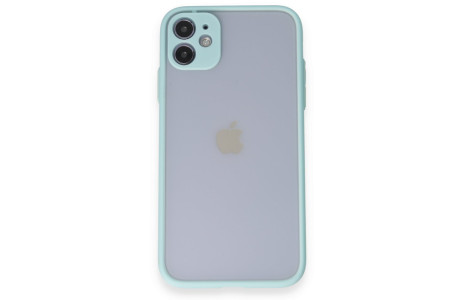 Newface iPhone 11 Kılıf Montreal Silikon Kapak - Turkuaz