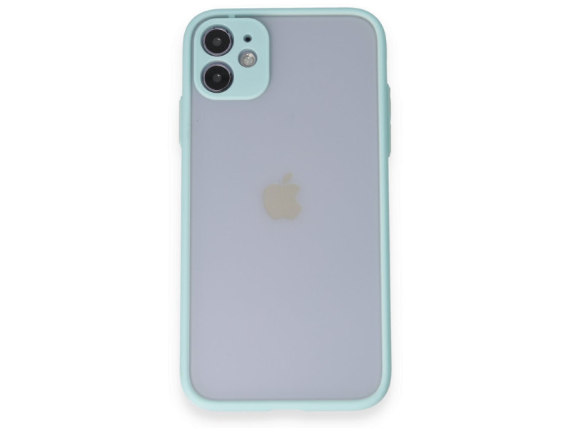 Newface iPhone 11 Kılıf Montreal Silikon Kapak - Turkuaz