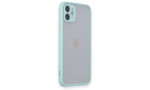 Newface iPhone 11 Kılıf Montreal Silikon Kapak - Turkuaz