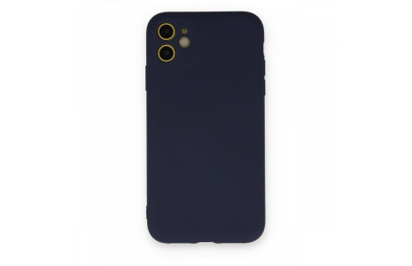 Newface iPhone 11 Kılıf Nano içi Kadife Silikon - Lacivert