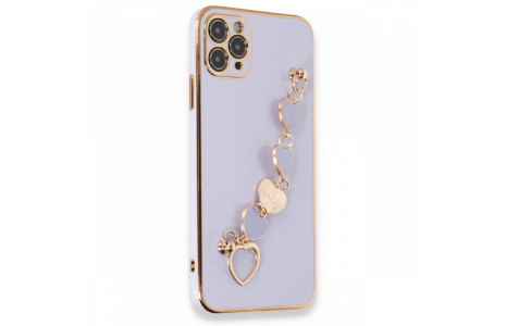 Newface iPhone 11 Pro Kılıf Esila Silikon - Lila