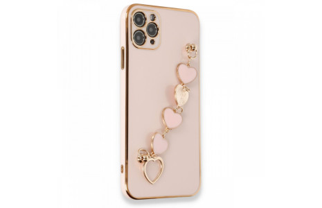 Newface iPhone 11 Pro Kılıf Esila Silikon - Pudra