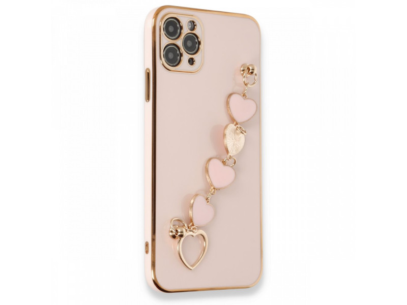Newface iPhone 11 Pro Kılıf Esila Silikon - Pudra