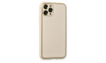 Newface iPhone 11 Pro Max Kılıf Coco Deri Silikon Kapak - Beyaz