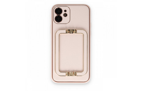 Newface iPhone 12 Kılıf Coco Elit Kapak - Pudra