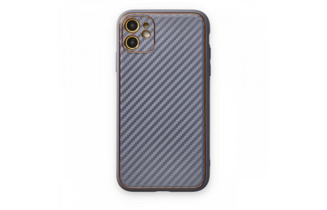 Newface iPhone 12 Kılıf Coco Karbon Silikon - Gri