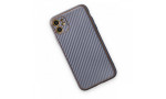 Newface iPhone 12 Kılıf Coco Karbon Silikon - Gri
