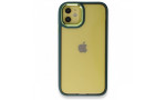 Newface iPhone 12 Kılıf Dora Kapak - Haki Yeşil