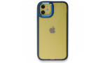 Newface iPhone 12 Kılıf Dora Kapak - Mavi
