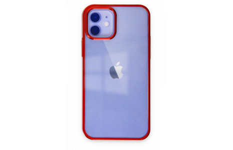 Newface iPhone 12 Kılıf Element Silikon - Kırmızı