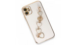 Newface iPhone 12 Kılıf Esila Silikon - Beyaz