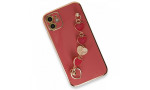 Newface iPhone 12 Kılıf Esila Silikon - Kırmızı
