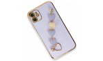 Newface iPhone 12 Kılıf Esila Silikon - Lila