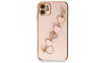 Newface iPhone 12 Kılıf Esila Silikon - Pudra