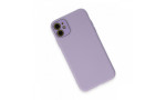 Newface iPhone 12 Kılıf Lansman Glass Kapak - Lila