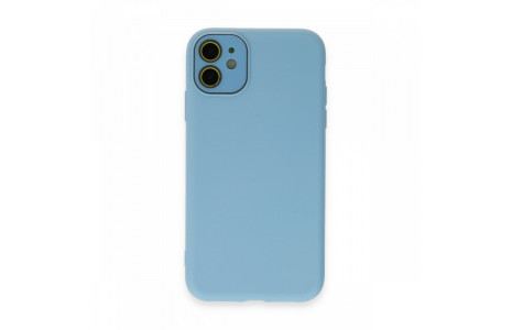 Newface iPhone 12 Kılıf Lansman Glass Kapak - Mavi