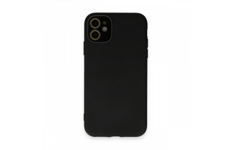 Newface iPhone 12 Kılıf Lansman Glass Kapak - Siyah