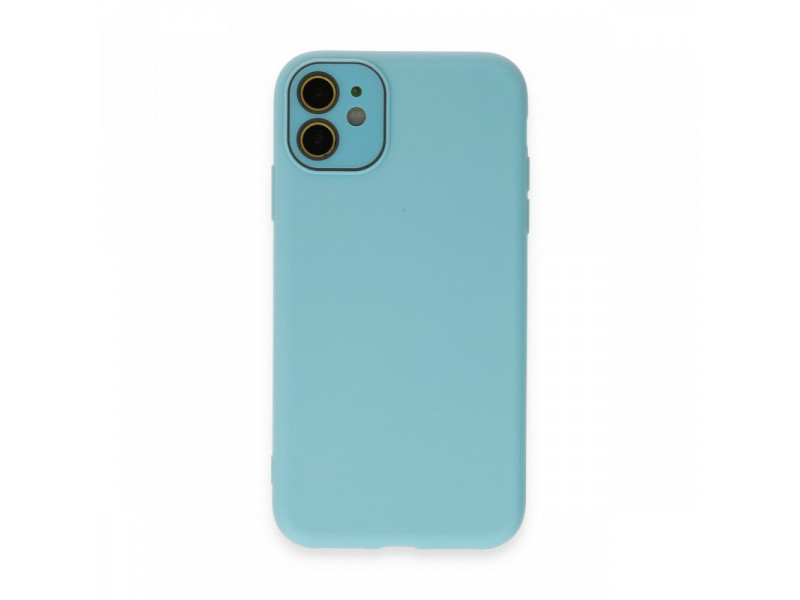 Newface iPhone 12 Kılıf Lansman Glass Kapak - Turkuaz