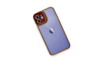 Newface iPhone 11 Kılıf Liva Lens Silikon - Bordo