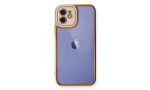 Newface iPhone 11 Kılıf Liva Lens Silikon - Pudra