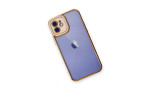 Newface iPhone 11 Kılıf Liva Lens Silikon - Pudra