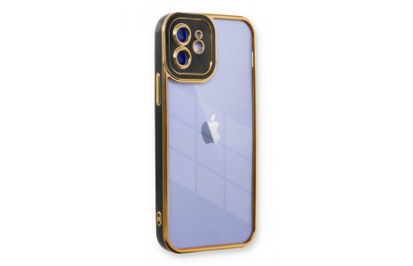 Newface iPhone 11 Kılıf Liva Lens Silikon - Siyah