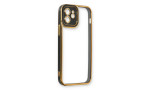 Newface iPhone 11 Kılıf Liva Lens Silikon - Siyah
