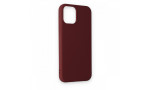 Newface iPhone 12 Kılıf Nano içi Kadife Silikon - Bordo
