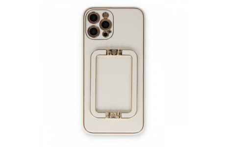 Newface iPhone 12 Pro Kılıf Coco Elit Kapak - Beyaz